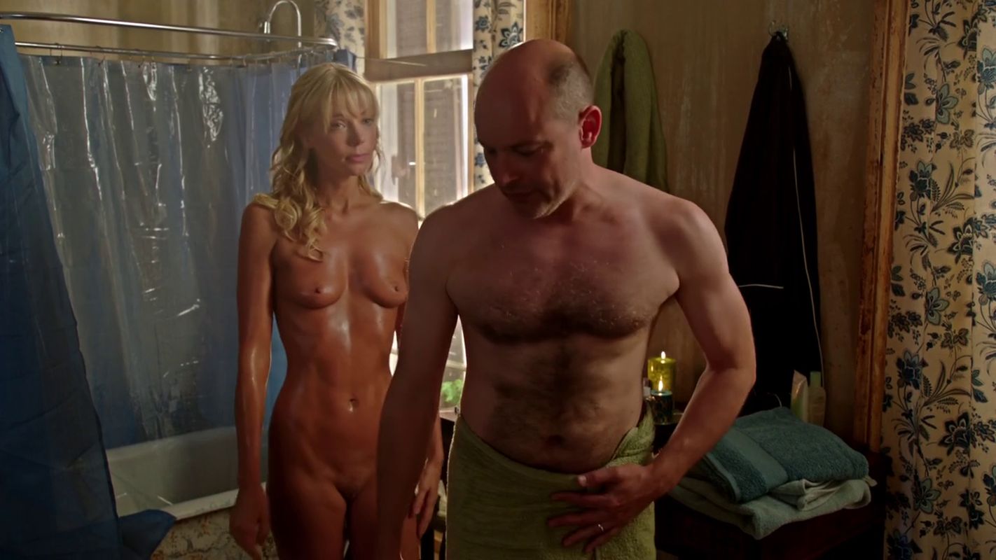 Riki Lindhome in 'Hell Baby' : Oiled Frontal Nude.